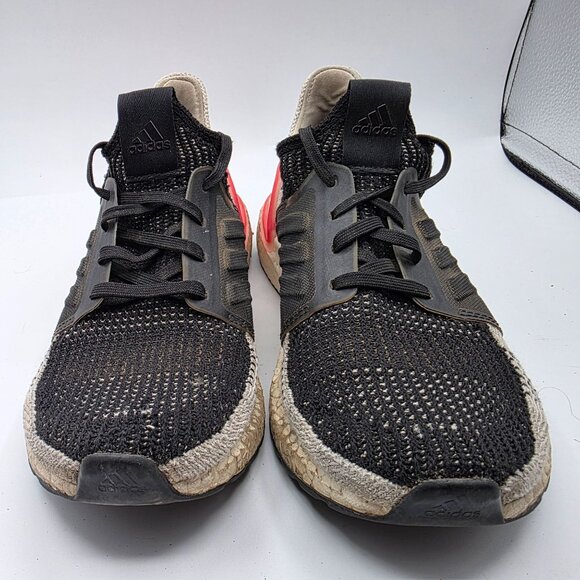Adidas Ultraboost 19 Womens Size 7 Black Athletic Shoes Running Walking Comfort - Picture 2 of 13